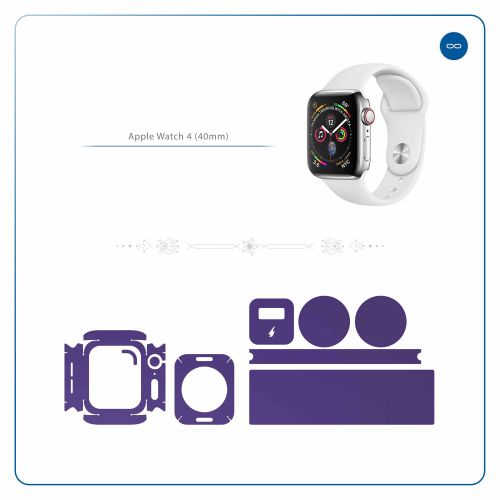 Apple_Watch 4 (40mm)_Matte_BlueBerry_2